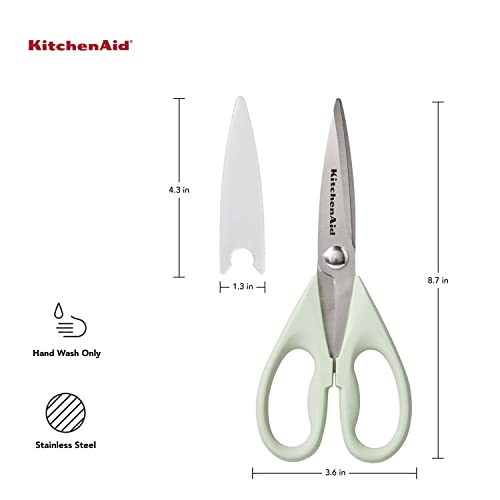 KitchenAid Kitchen Shears - Premium Stainless Steel, 8.72 Inch, Soft Grip Handle