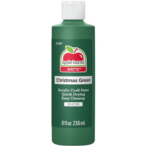 Apple Barrel Acrylic Paint - 8 oz Christmas Green for Crafts