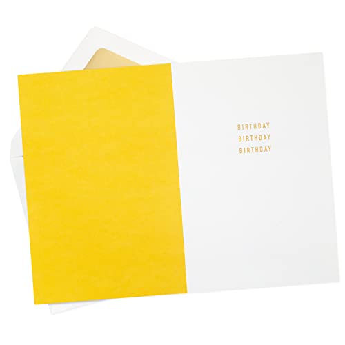 Hallmark Signature Birthday Card - Happy Happy Happy Design
