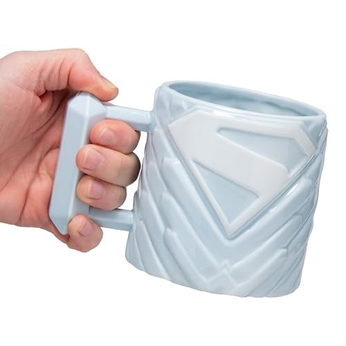 Paladone Superman Fortress of Solitude Shaped Mug – Officially Licensed DC Comics Oversized 22oz Ceramic Coffee Cup – Fun Superhero Gift for Fans – Great for Coffee, Tea, or Hot Chocolate