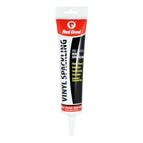 Red Devil 0615 Vinyl Spackling, 5.5 oz Squeeze Tube for Wall Repair