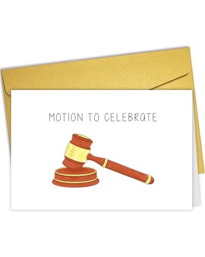 Nchigedy Funny Law School Graduation Card - Variation #5, Gavel Congrats for Passing the Bar