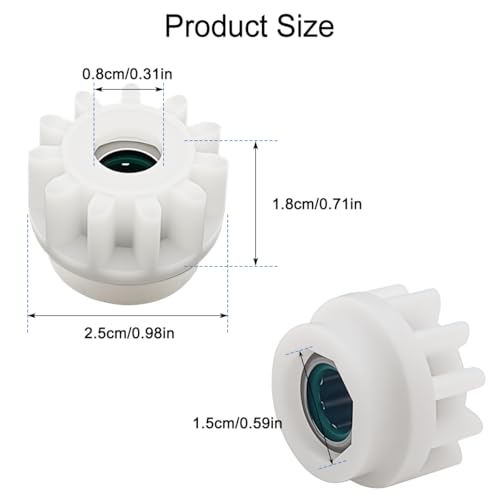 Spin Mop Bucket Pedal Bearing Replacement Gear - Universal Fit