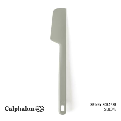 Calphalon Prime Silicone Jar Scraper - Taupe Flexible Food-Grade Spatula