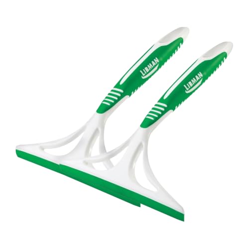 Libman Commercial Window Squeegee Pack of 2 - Ergonomic Handle, Streak-Free Cleaning