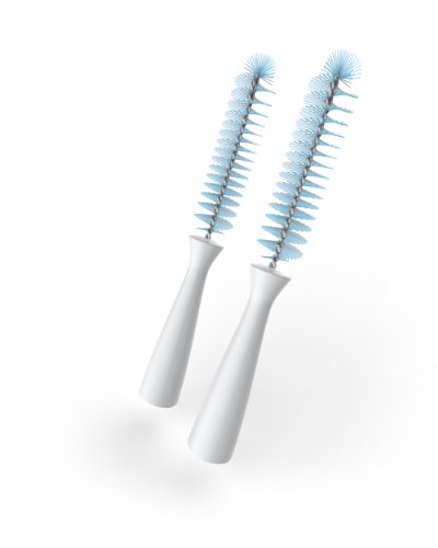 Kiinde Twist Universal Baby Bottle and Nipple Cleaning Brush Set - 2 Piece