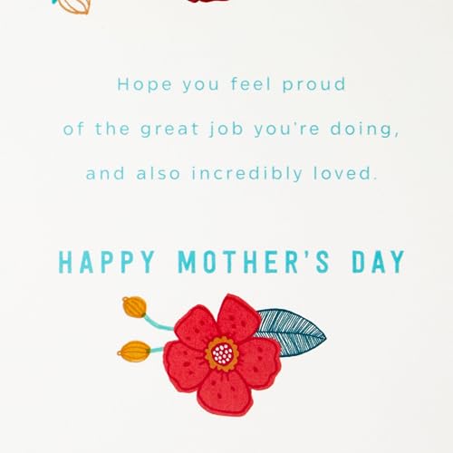 Hallmark Mother's Day Greeting Card for Daughter with Hangable Wall Art Print