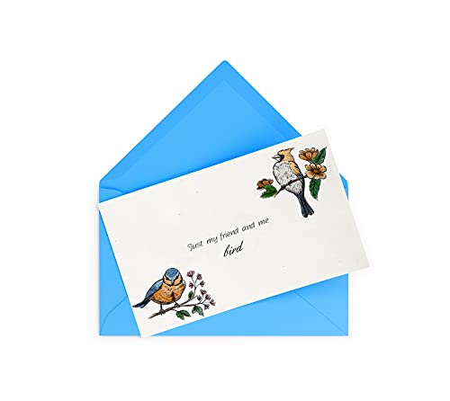 Birds and Flowers Clear Silicone Stamp for Scrapbooking and Card Making