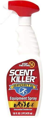 Unscented Sports Equipment Deodorizer Spray - 16 oz