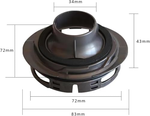 T030811 Rear Motor Cover Replacement for Cordless Stick Vacuum Cleaners