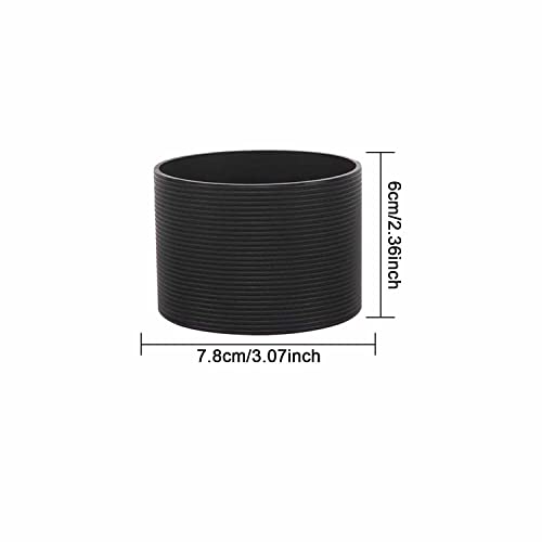 Heat-Resistant Silicone Coffee Cup Sleeves - 10 Pack