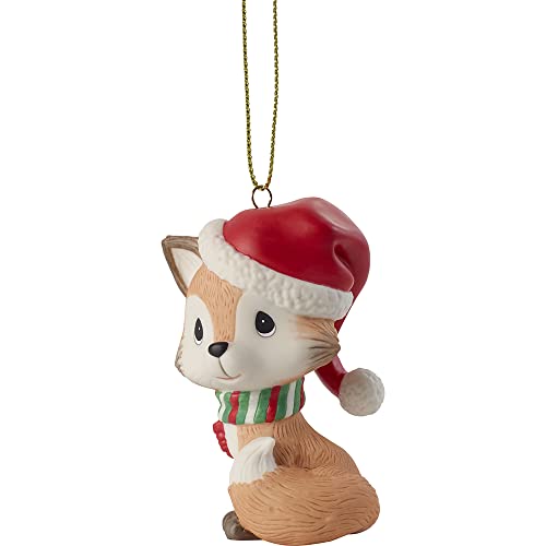 Precious Moments Cozy Christmas Wishes Ornament ? Bisque Porcelain Girl with Cocoa Cup Christmas Keepsake ? 209042