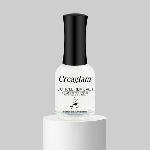 Creaglam Cuticle Remover Liquid - Instant Softener & Repair, 0.5 Fl Oz