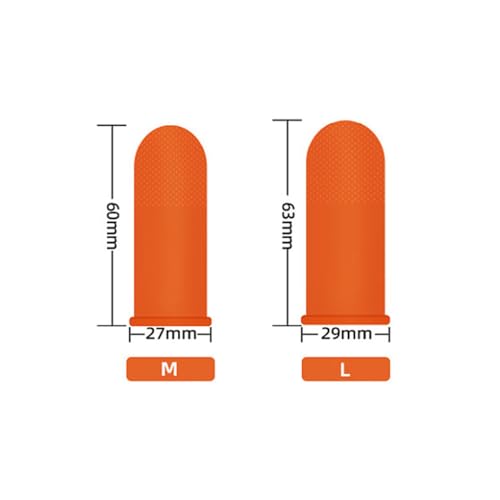 50 Pack Latex Finger Cots - Anti-Static Protective Covers for Jewelry Making