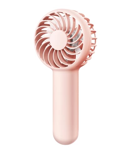 Gaiatop Pink Mini Portable Handheld Fan, Travel Essentials for Women & Girls