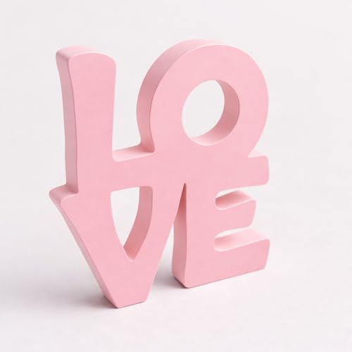 Love Blocks Wooden Table Decor - Romantic Valentine's Day Sign