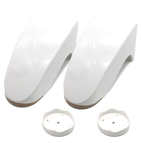 Magnetic Soap Dish Holder with Happy Face - 2 Pack, White