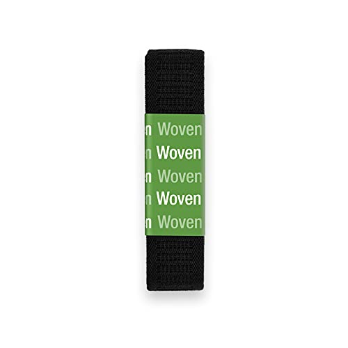 Dritz Non-Roll Black Woven Elastic, 3/4-Inch x 1 Yard for Sewing