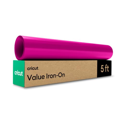 Cricut Value Iron-On Heat Transfer Vinyl - Magenta (12 in x 5 ft)