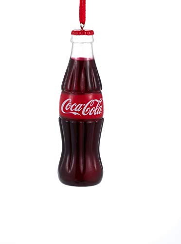 Coca-Cola Bottle Blow Mold Ornament - Red, 3.75 Inch Holiday Decor
