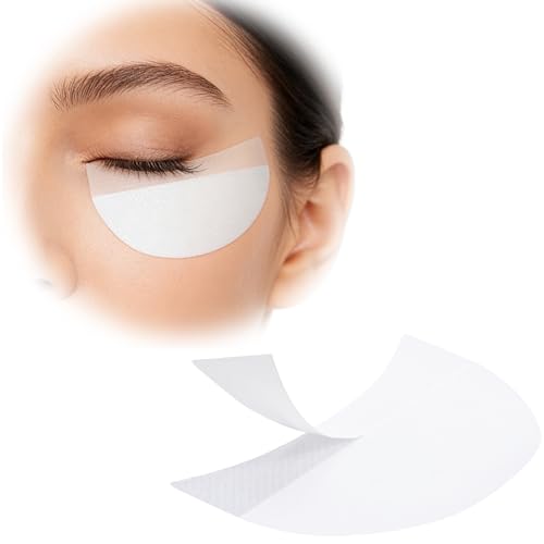 SmallCat 30 Pcs Eyeshadow Shields and Makeup Tape for Eyeliner and Lashes