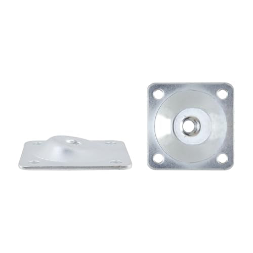 Geesatis 2x2 Inch Leg Mounting Plates - 4 Durable Metal Attachments