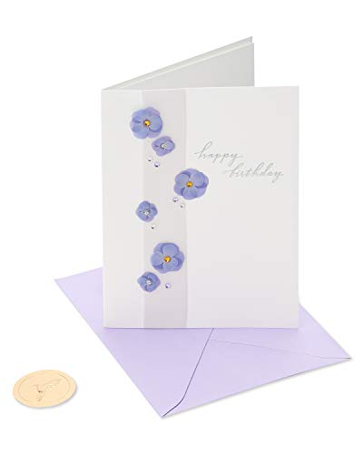 Papyrus Truly Special Purple Floral Birthday Card for Women