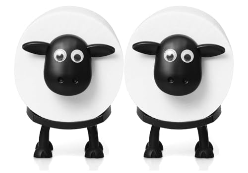 Black Sheep Toilet Paper Holder Set of 2 - 3D Printed Bathroom Decor