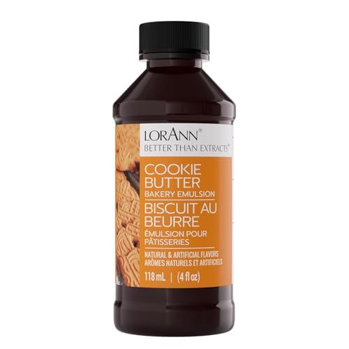 LorAnn Oils Cookie Butter Emulsion - 4 Fl Oz Baking Flavoring