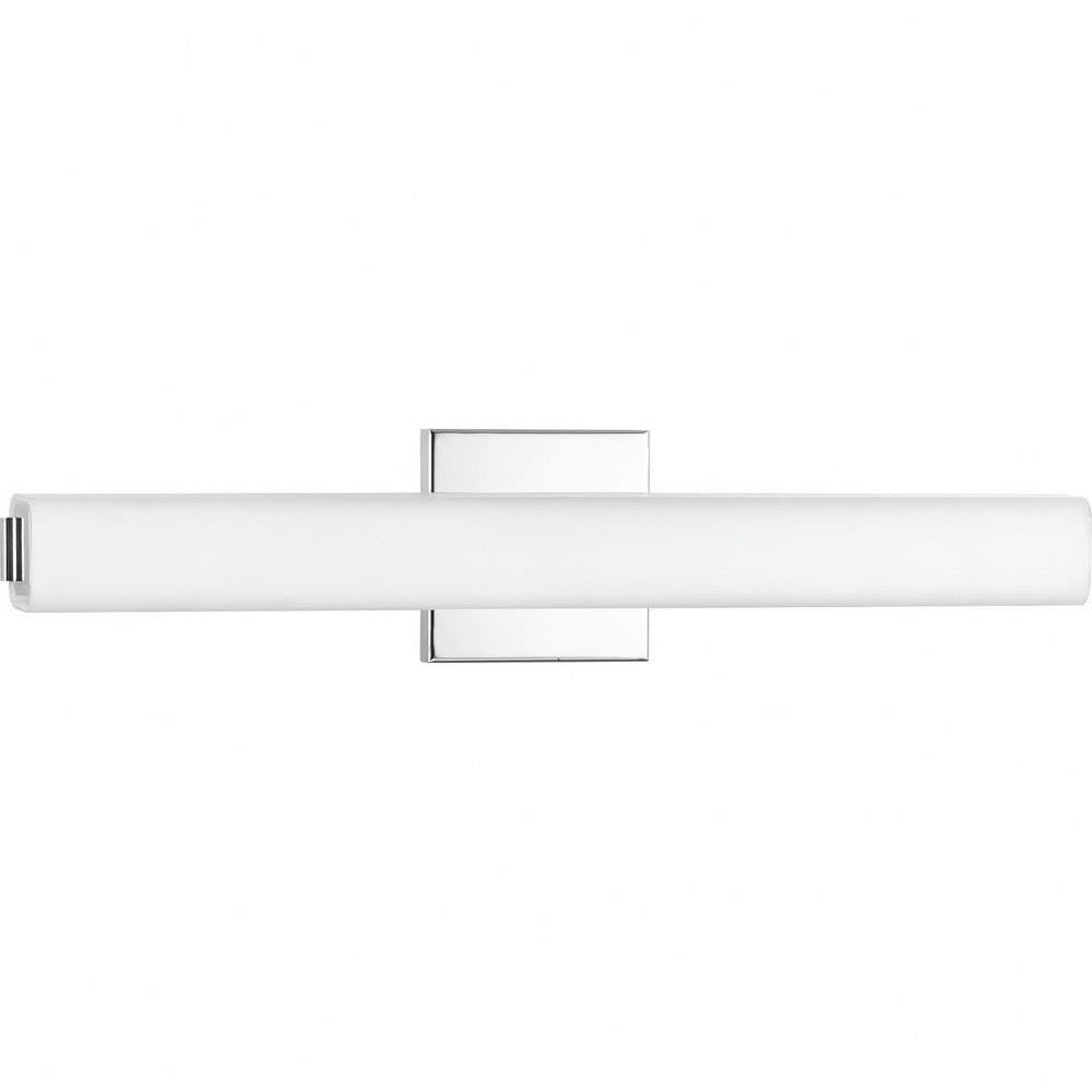 Progress Lighting Beam LED Collection 22" Etched Opal Glass Modern Bath Vanity Light Polished Chrome