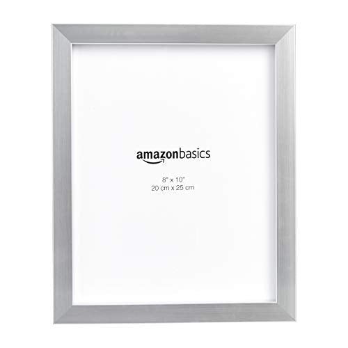 Amazon Basics 8" x 10" Nickel Picture Frame Set - 2-Pack