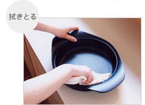 Sori Yanagi Nambu Ironware Iron Pot, Shallow Type, 8.7 inches (22 cm), Induction Compatible, No Lid