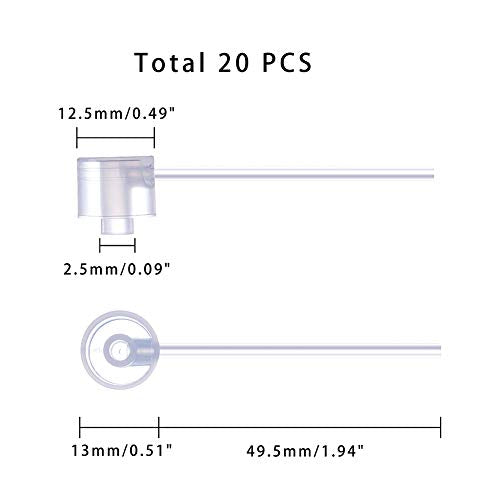 PH PandaHall 20pcs Perfume Refill Pump Dispenser for Travel Atomizer