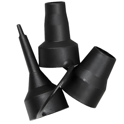 3-Pack Air Pump Nozzles for Inflatable Toys & Beds - 3 Sizes