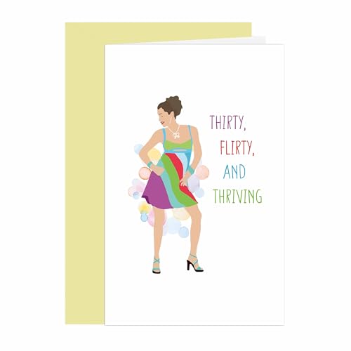 Funny 30th Birthday Card for Her | Y2K Nostalgic Gift