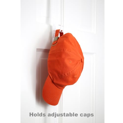 Over-The-Door Hat Organizer with 1 Strap, Holds Up to 20 Caps