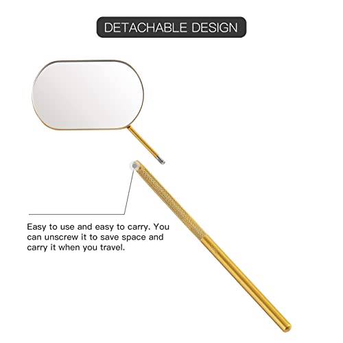 Large Stainless Steel Lash Mirror - Clear View for Extensions