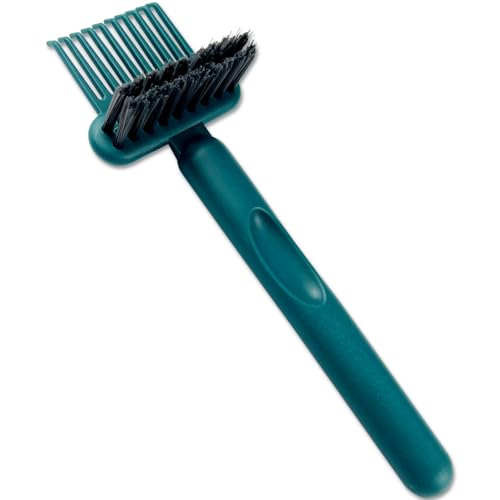 Jaasuee 2-in-1 Hair Brush Cleaning Tool, Green Hairbrush Cleaner Rake