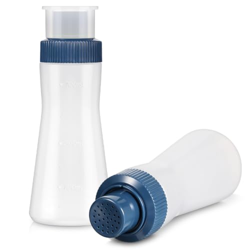 Havawish 2-Pack Cake Moistening Bottles - 12oz Graduated Syringe Dispenser with Sealing Lid