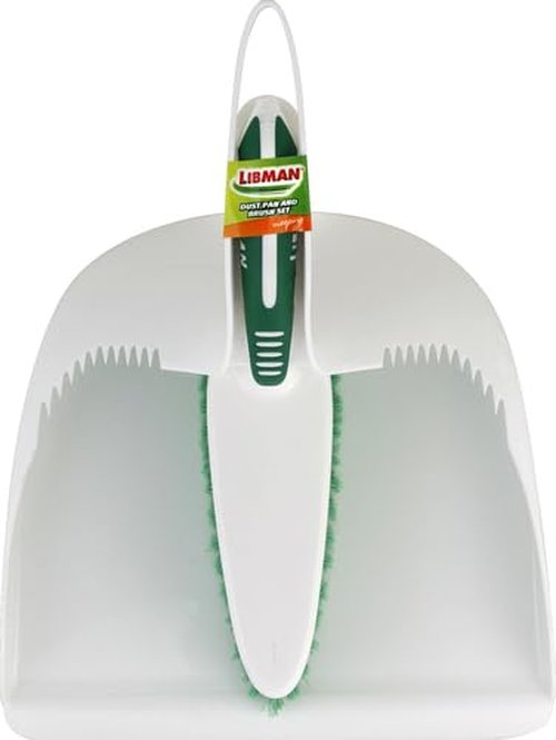 Libman 95 Dust Pan and Brush Set with Ergonomic Handle