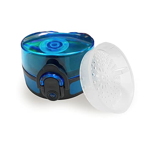 34HD Blue Replacement Lid and White Filter 32OZ Water Bottle, Leakproof with Silicone Sealing Ring, Lids Covers for 3.54in Diameter Water Bottle Christmas Gift