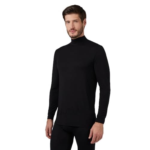 32 Degrees Heat Men's Lightweight Mock Base Layer Thermal Top | Form Fitting | Long Sleeve| 4-Way Stretch