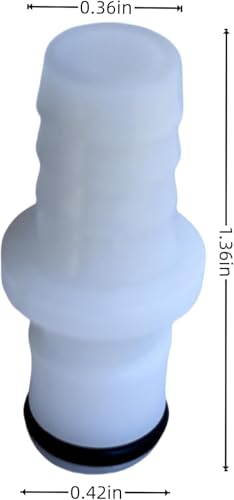 M236 Air Hose Quick-Connect Male Connectors - 2 Pack for Sleep Number Beds