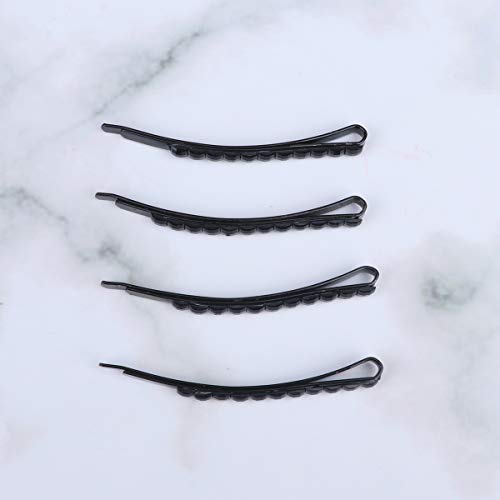 Black Rhinestone Bobby Pins - Sparkly Crystal Hair Pins (20 Pack)