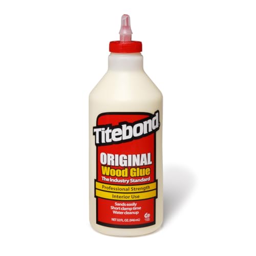 Titebond Original Wood Glue 1-Quart - Strong, Fast Setting Adhesive