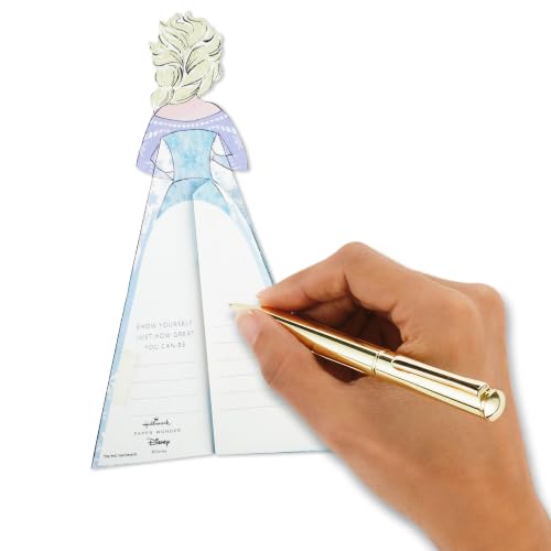 Hallmark Disney Frozen Elsa Pop Up Birthday Card - Blue Honeycomb Design