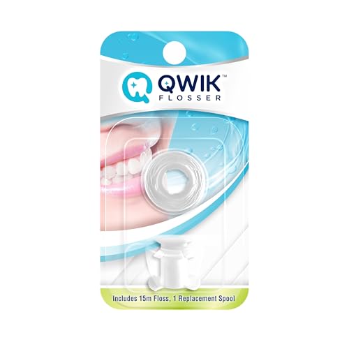 QWIK Flosser Dental Floss Refill Pack 15m Mint Flavor
