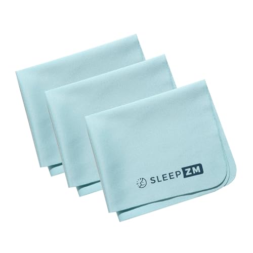 Sleep ZM Microfiber Cleaning Cloths - 3 Pack for Blue Light Glasses
