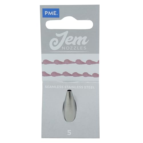 JEM #5 Round Piping Nozzle - Stainless Steel Decorating Tip