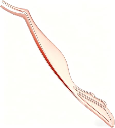 JYHi Rose Gold Eyelash Extension Tweezers & Applicator Tool
